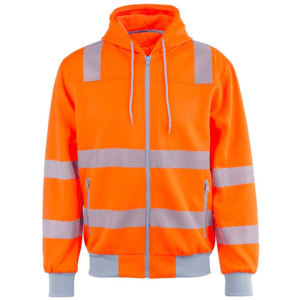 Planam Norit Warnschutz Hoody orange/zink